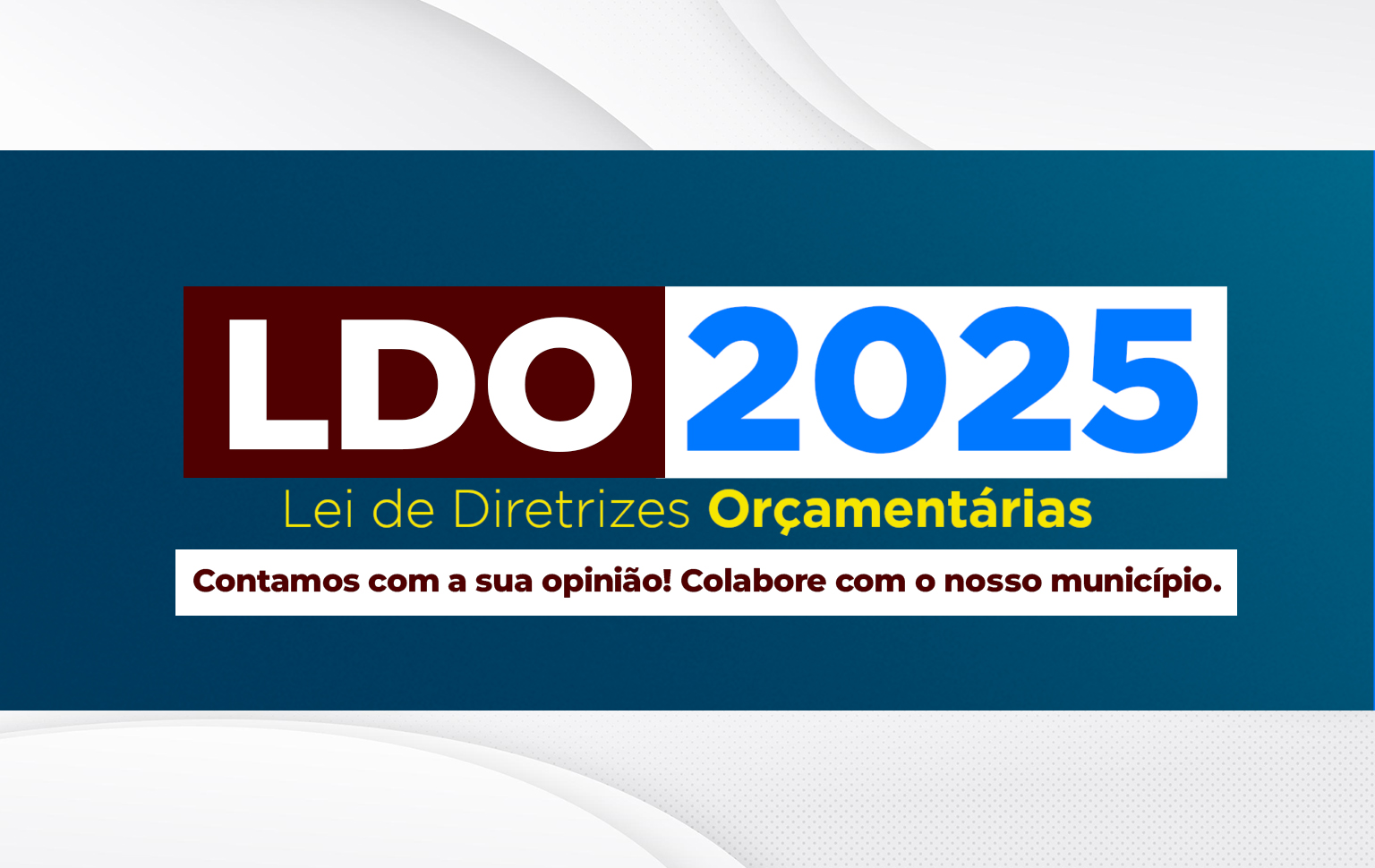 AUDIÊNCIA PÚBLICA - LDO 2025
