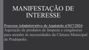 Manifestação de Interesse.