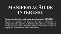 Manifestação de Interesse nº 005/2025